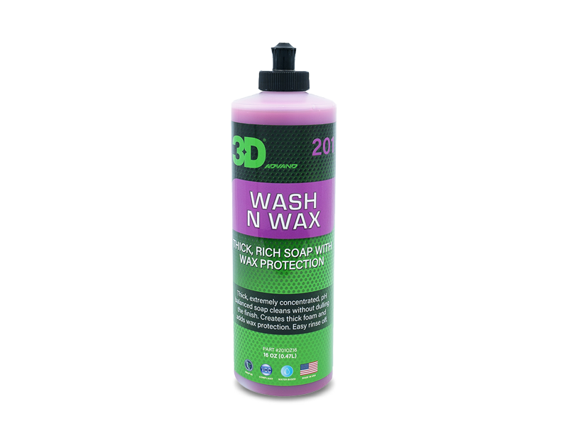 3D Wash N Wax - Viaszos autósampon 473 ml